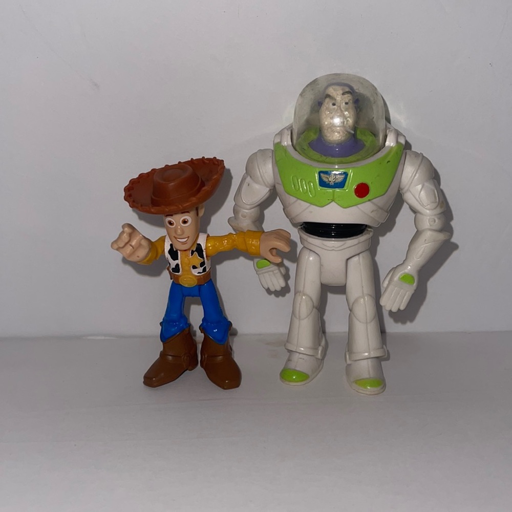 Woody and Buzz light year figures